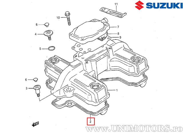 Garnitura capac chiulasa Suzuki GR 650 / GS 500 / GS 500 E - (Suzuki)