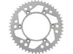 Pinion aluminiu argintiu 49 dinti (pas 520) - BETA RR 250 / RR 350 / HONDA CR 125 R / CR 500 R / YAMAHA WR 450 F - Moose