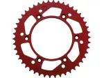 Pinion aluminiu rosu 46 dinti (pas 520) - BETA RR 250 / RR 350 / HONDA CR 125 R / CR 500 R / XR 400 R / YAMAHA WR 450 F - Moose