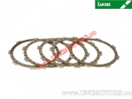 Kit placute ambreiaj (textolit) - Beta RR 125 / Rieju RS-1 / RS-2 / Yamaha DT 80 LC II / YZ 8- / XT 125 / YFM 250 - Lucas