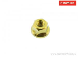 Écrou à Bride Pro Bolt M3 x 0.50 mm en Titane Doré - JM
