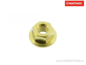 Écrou à Bride Pro Bolt M4 x 0,70 mm en Titane Doré
