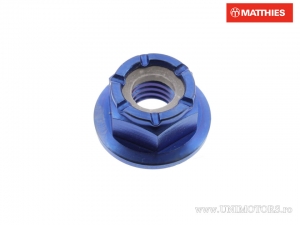 Écrou autobloquant en titane bleu Pro Bolt M6 x 1.00 mm - JM