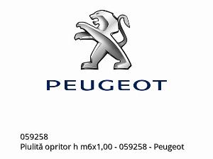 Écrou butée H M6x1,00 - 059258 - Peugeot