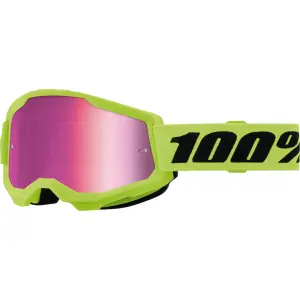 Óculos Youth Strata 2 - Preto, Amarelo Fluorescente - Juvenil - Tamanho Único - 26013512