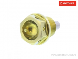 Ölablassschraube mit Magnet Pro Bolt M14 x 1.25 x 12 mm Titan gold - JM