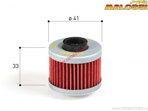 Ölfilter Red Chilli (Durchmesser 41mm / Höhe 33mm) - Aprilia Leonardo 125 H2O 4T '96-'98 (Rotax) - Malossi