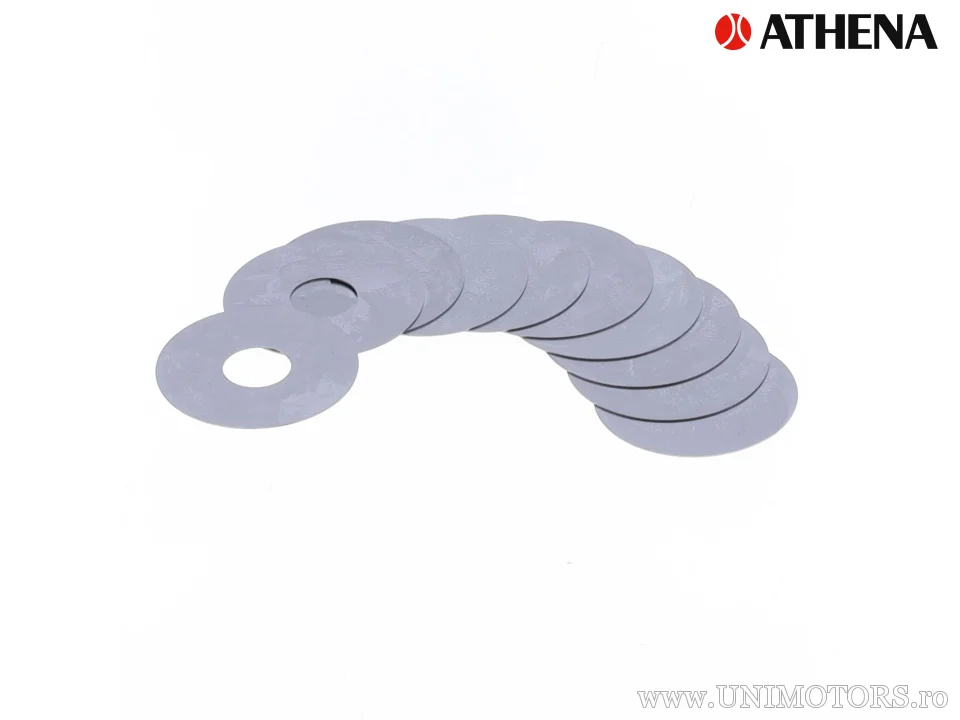 Șaibe de reglaj suspensie, diametru interior 10,2 x 30 x 0,3 mm, set 10 buc. - Athena