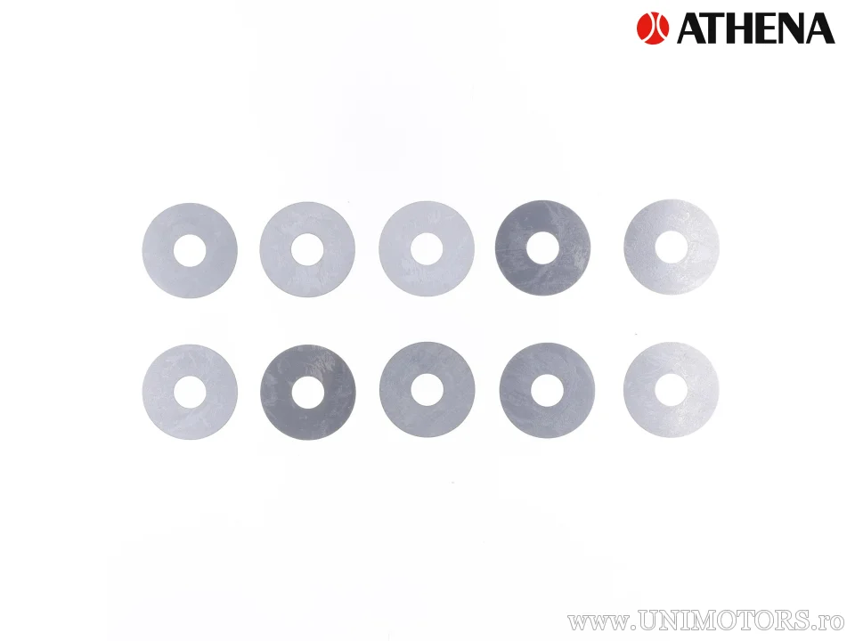 Șaibe de reglaj suspensie, diametru interior 10,2 x 30 x 0,3 mm, set 10 buc. - Athena