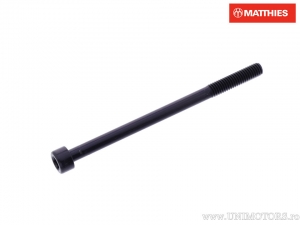 Șurub cap rotund Pro Bolt M6 x 1.00 x 90 mm alluminio nero - JM