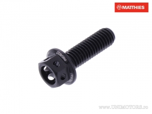 Șurub cu cap hexagonal Pro Bolt M5 x 0.80 x 16 mm алуминий Racing черен - JM