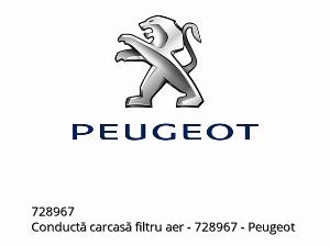 Αγωγός θήκης φίλτρου αέρα - 728967 - Peugeot