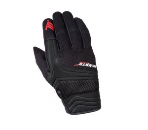 Ανδρικά γάντια neoprene/ύφασμα Urban καλοκαίρι Seventy μοντέλο SD-C18 μαύρο/κόκκιν