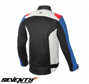 Ανδρικό μπουφάν Racing καλοκαίρι μοντέλο Seventy SD-JR48 χρώμα: μαύρο/κόκκινο/μ�