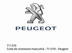 Αρσενικό κουτί σύνδεσης - 711370 - Peugeot