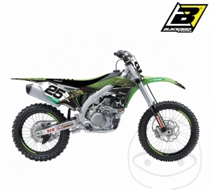 Αυτοκόλλητα για καλύμματα και θήκη - Kawasaki KX 450 F ('16-'18) - JM