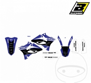 Αυτοκόλλητα για καλύμματα και περίβλημα - Yamaha YZ 125 ('02-'14) / YZ 250 2T ('02-'14) - JM
