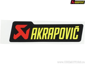 Αυτοκόλλητο αντικατάστασης - βασικό χρώμα: μαύρο / κόκκινο / κίτρινο - δ