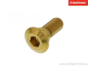 Βίδα δίσκου φρένου M8 x 1.25 x 20 mm από ανοξείδωτο ατσάλι A4 χρυσή - Yamaha R1/R6 πα�