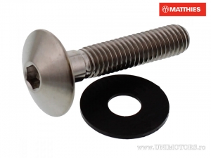 Βίδα καπάκι βομβητή Pro Bolt M6 x 1.00 x 30 mm τιτάνιο γκρι - JM