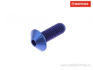 Βίδα καπάκι βόμβα Pro Bolt M6 x 1.00 x 16 χιλ. τιτάνιο μπλε - JM