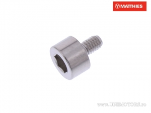 Βίδα καπάκι δεξαμενής Pro Bolt M4 x 0.50 x 6.5 mm από ανοξείδωτο ατσάλι A4 ασημί - JM