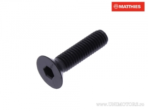 Βίδα καπάκι εγχυμένη με κλειδί Pro Bolt M5 x 0.80 x 20 mm αλουμίνιο μαύρο - JM