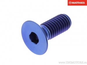 Βίδα καπάκι εμβυθισμένη εξάγωνη Pro Bolt M8 x 1.25 x 20 mm τιτάνιο μπλε - Husqvarna TC 50