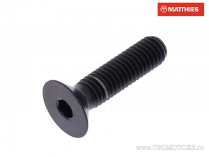 Βίδα καπάκι ενσωματωμένη εξάγωνη Pro Bolt M5 x 0.80 x 20 mm τιτάνιο μαύρο - JM