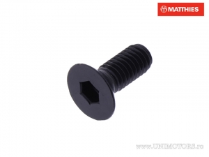 Βίδα καπάκι ενσωματωμένη Pro Bolt M5 x 0.80 x 15 mm μαύρο αλουμίνιο - JM