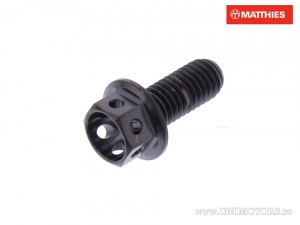 Βίδα καπάκι εξάγωνη Pro Bolt M5 x 0,80 x 12 mm τιτάνιο Racing μαύρο - JM
