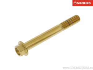 Βίδα καπάκι εξάγωνη Pro Bolt M8 x 1.25 x 65 mm inox A4 χρυσή - JM