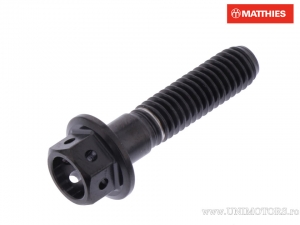 Βίδα καπάκι εξαγώνια Pro Bolt M6 x 1.00 x 25 mm από ανοξείδωτο ατσάλι A4 Racing μαύρο 