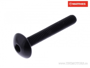 Βίδα καπάκι καμπάνας Pro Bolt M6 x 1.00 x 40 mm αλουμίνιο μαύρο - JM