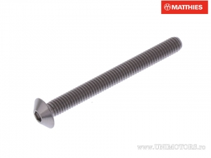 Βίδα καπάκι καμπυλωτή Pro Bolt M4 x 0,70 x 40 χιλ. τιτάνιο γκρι - JM