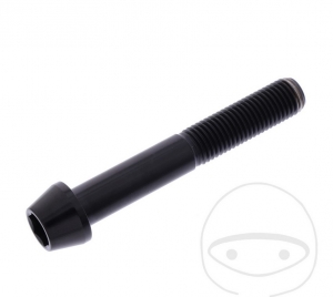 Βίδα καπάκι κυκλική κωνική Pro Bolt M10 x 1.25 x 65 mm ανοξείδωτο ατσάλι A4 μαύρο - 