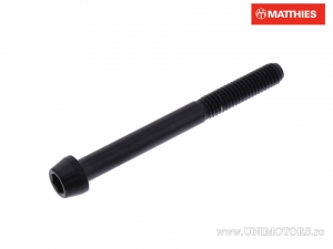 Βίδα καπάκι κυκλική κωνική Pro Bolt M6 x 1.00 x 60 mm ανοξείδωτο ατσάλι A4 μαύρο - J