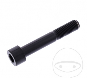 Βίδα καπάκι κυκλική Pro Bolt M10 x 1.25 x 60 mm ανοξείδωτο ατσάλι A4 μαύρο - JM