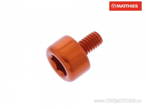 Βίδα καπάκι κυκλική Pro Bolt M4 x 0.70 x 6.5 χιλ. αλουμινίου πορτοκαλί - JM