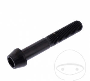 Βίδα καπάκι κυλινδρική κωνική Pro Bolt M10 x 1.25 x 60 mm ανοξείδωτο ατσάλι A4 μαύ�