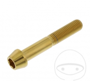 Βίδα καπάκι κωνική Pro Bolt M10 x 1.25 x 60 χιλιοστά ανοξείδωτο ατσάλι A4 χρυσό - J