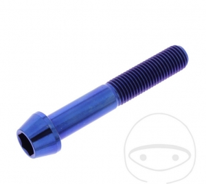 Βίδα καπάκι κωνική Pro Bolt M10 x 1,25 x 60 mm inox A4 μπλε - JM
