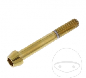 Βίδα καπάκι κωνική Pro Bolt M10 x 1.25 x 75 mm ανοξείδωτο ατσάλι A4 χρυσό - JM