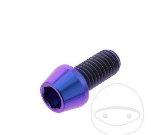 Βίδα καπάκι κωνική Pro Bolt M10 x 1.50 x 20 mm ανοξείδωτο ατσάλι A4 μωβ - JM