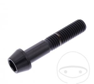 Βίδα καπάκι κωνική Pro Bolt M10 x 1.50 x 50 mm ανοξείδωτο ατσάλι A4 μαύρο - JM