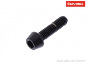 Βίδα καπάκι κωνική Pro Bolt M4 x 0.70 x 15 χιλ. τιτάνιο μαύρο - JM