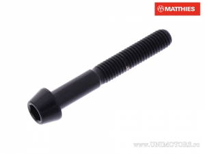 Βίδα καπάκι κωνική Pro Bolt M5 x 0.80 x 35 mm τιτάνιο μαύρο - JM
