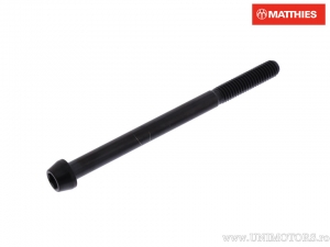 Βίδα καπάκι κωνική Pro Bolt M6 x 1.00 x 80 mm ανοξείδωτο ατσάλι A4 μαύρο - JM