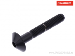 Βίδα καπάκι κόμπο Pro Bolt M5 x 0.80 x 30 χιλ. τιτάνιο μαύρο - JM