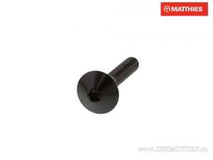 Βίδα καπάκι με βόμβα Pro Bolt M6 x 1.00 x 35 χιλ. ανοξείδωτο ατσάλι A4 μαύρο - JM